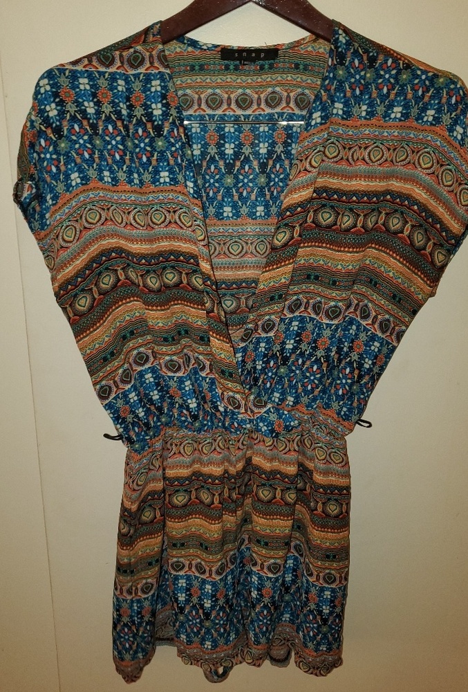 Multi color romper